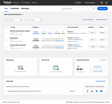 Using the Indeed Employer Dashboard to Streamline Hiring