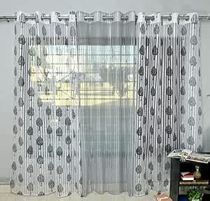 Buy RAGYA CREATION Curtains Eyelet Polyester Transparent Net Long Door ...