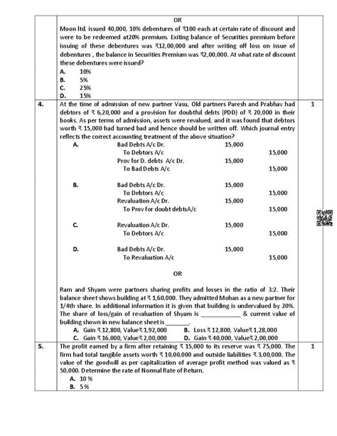 Image result for Accountancy Class 12 Sample Papers