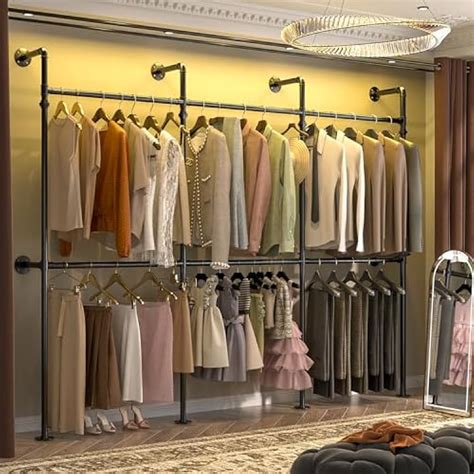 Aheaplus Industrial Pipe Clothing Rack, Reversible India | Ubuy
