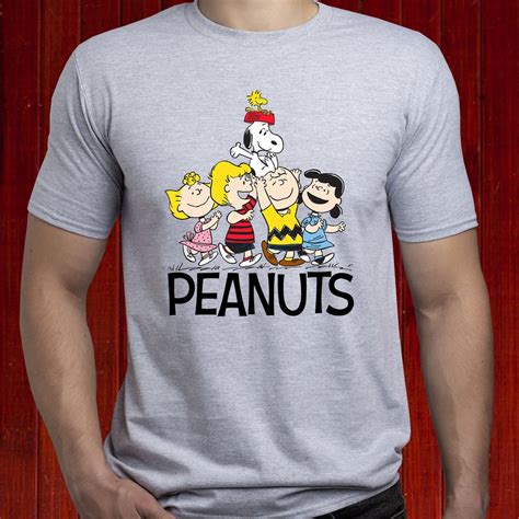 Peanuts Tshirt Peanuts Characters Shirt Snoopy T-shirt Woodstock Tee ...