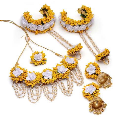 Buy SA FLORAL Beautiful Artificial Yellow And White Color Flower ...