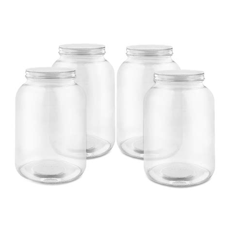 1 Gallon Glass Jar 4-Pack | HTG Supply Online Store