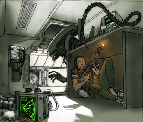 Image result for Alien Isolation Fan Art
