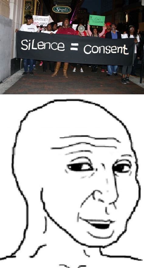 Silence = Consent | Groomer Wojak | Know Your Meme