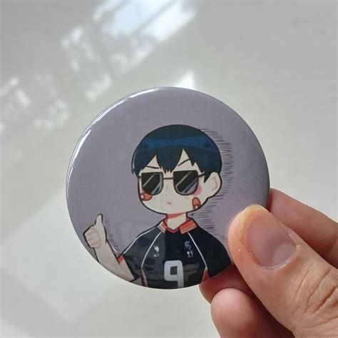 Kageyama Badge – Dipped in Doodles