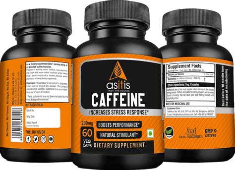 Buy AS-IT-IS NUTRITION CAFFEINE 200MG - 60 CAPSULES | NATURAL STIMULANT ...