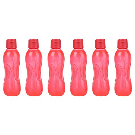 Ratan Plastics All Fresh Bottle Set, 500ml, Set of 6, Red : Amazon.in ...