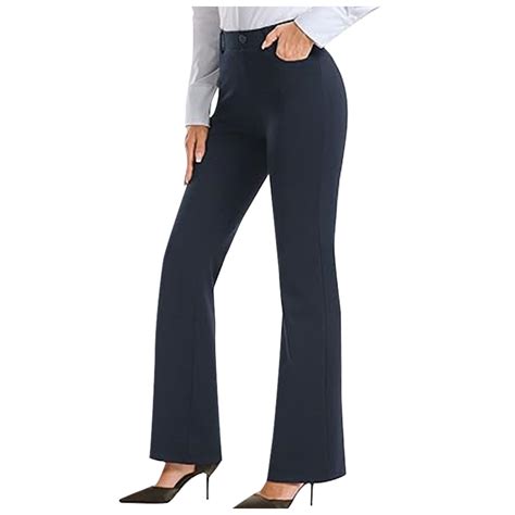 Siilsaa Women Bootcut Dress Pants Business Casual Work Pants with ...