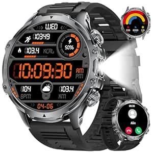 SUNKTA Smart Watch for Men,1.85" HD/800mAh Battery Smart Watches with ...