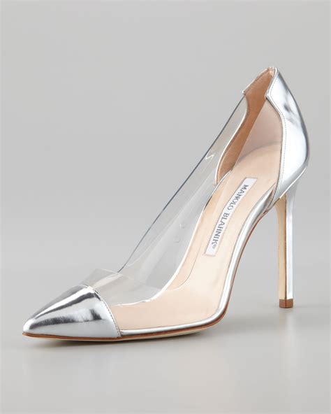 Silver Pumps
