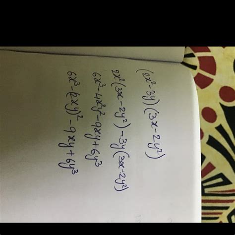 multiply 2 x square minus 3 Y and 3 X - 2 y square - Brainly.in