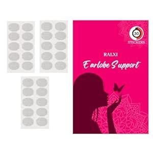Buy Ralxi Invisible Ear Lobe Support for Earrings | Earlobe Tapes and ...