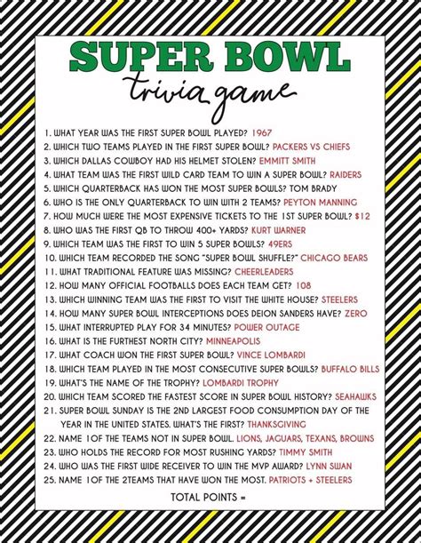 NFL Trivia Questions And Answers - 10 Free PDF Printables | Printablee ...