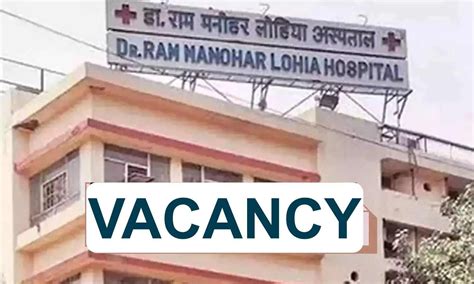 RML Hospital Delhi Recruitment 2025: 162 Posts For SR Post In Various ...