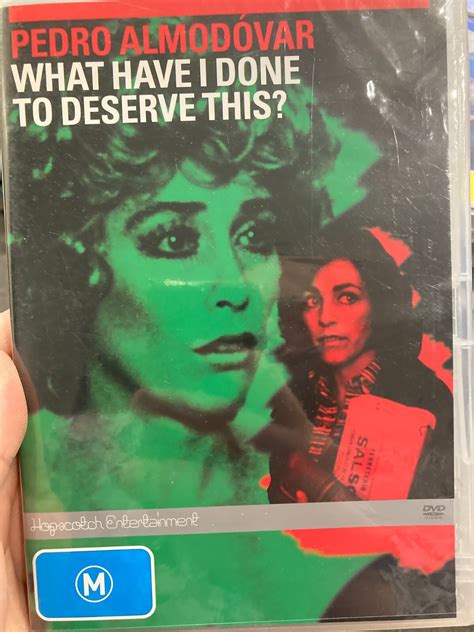 What Have I Done To Deserve This NEW/sealed region 4 DVD (1984 Spanish ...