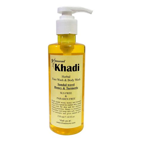 Buy Khadi Sandalwood & Honey Herbal Face Wash, 210 ml | 19 Minutes ...