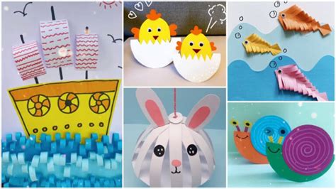 Easy Craft Ideas For School Projects Video Tutorial for Kids - Kids Art ...