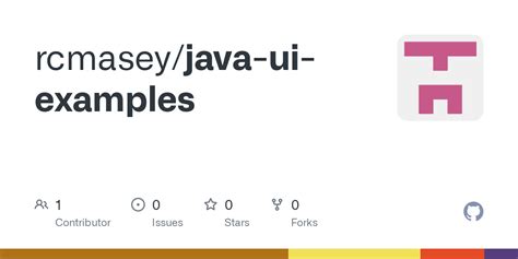Java User Interface Examples 的图像结果
