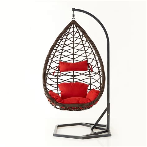 Buy Helios Brezza Jimmy Hanging Chair with Stand and Seat Cushions ...