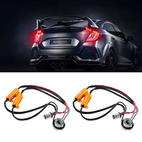 Auxbeam1157 Anti Flicker Resistor Kit 1157 2057 2357 7528 Bay15d ...