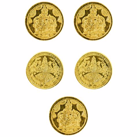 Brass Lakshmi Kubera Gold Coins – Pujalane