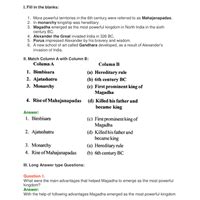 Selina Textbook Solutions Rise of Kingdoms and Republics - History Class