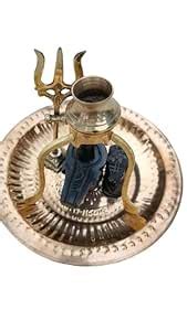 Buy JaiSakshi Shivling Jal Abhishek Tripai Jaldhari Stand with Shiv ...