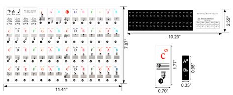 Image result for 36 Key Keyboard Notes Stickers