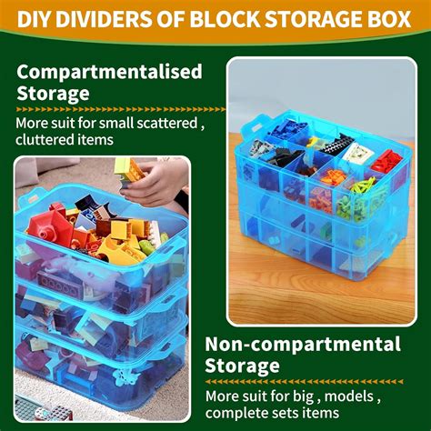 WSBXBB Storage Box for Lego, Stackable Storage Organizer India | Ubuy