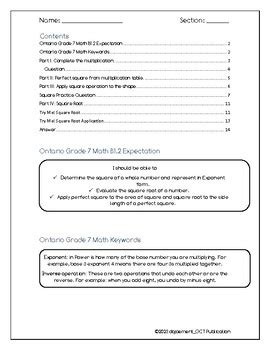 Image result for Ciass 7th Math Chapter 3rd Square Root