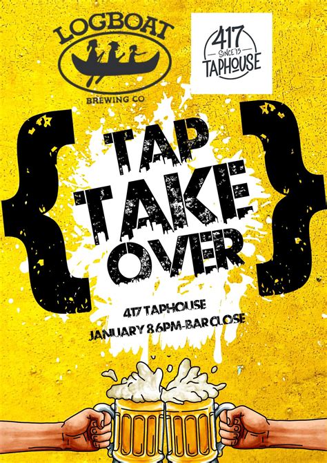 Logboat Brewing TAP TAKEOVER at 417 Taphouse - It's All Downtown | It's ...