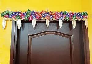 CRAFTING INFINITY Colorful Rainbow ray with Gold Bandarwal Door ...