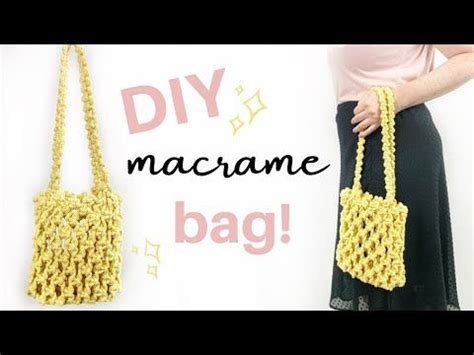 Macrame Bag Tutorial DIY 的图像结果