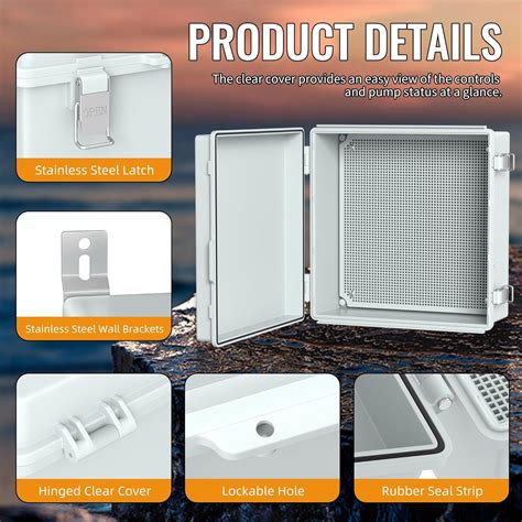 Joinfworld Outdoor Waterproof Electrical Box 13x13x5 India | Ubuy
