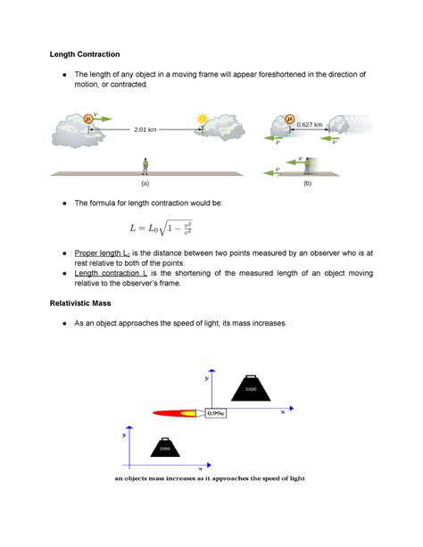 Image result for Length Contraction Examples