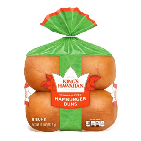 Amazon.com: King's Hawaiian Original Hawaiian Sweet Hamburger Buns 8 ...