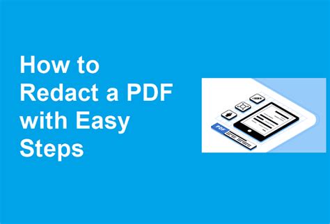 Image result for Redact a PDF File