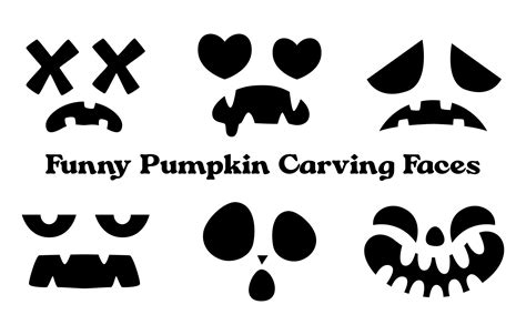 Happy Pumpkin Face Stencil