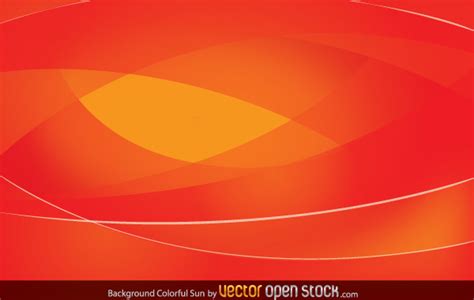 Free Vectors: Colorful Sun Background | Vector Open Stock
