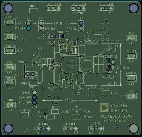 Evaluation Board for the ADP5050/ADP5052 5-Channel Power Management ...