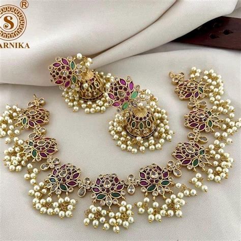 Buy Temple Design Jewellery Set Online In India - Etsy India