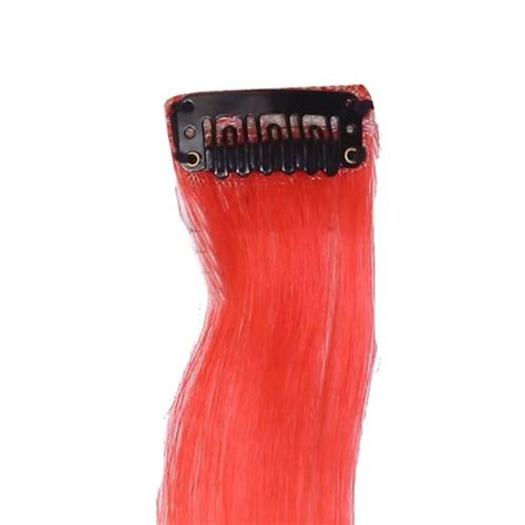Neaama Hair and Beyond Single Clip Colored Hair Streak Extension With ...