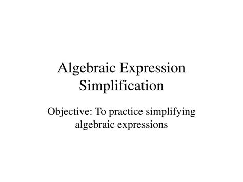 Image result for Algebraic Expressions Simplification
