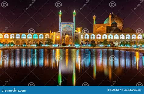 View of Shah (Imam) Mosque in Isfahan Stock Image - Image of imam ...
