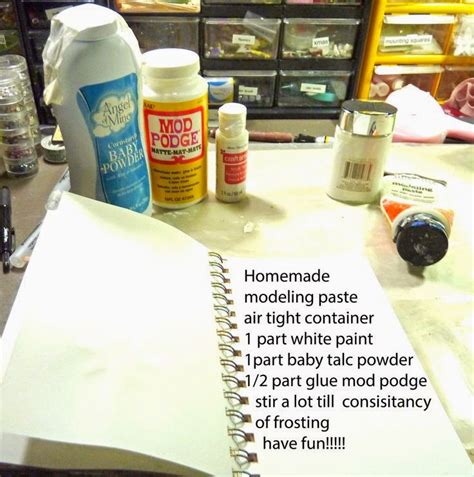 Image result for Using Modeling Paste for Stencils