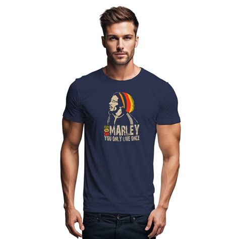 Bob Cap Men's Round Neck Printed T-Shirt - Shipping Globally ...