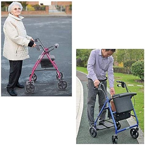 YRBDSA Rolling Walker Upright Rollator Walker with | Ubuy India