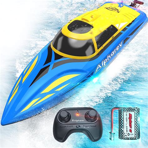 RC Boat-ALPHAREV R206 Remote Control Boat for Adults and Kids, 25+Mph ...