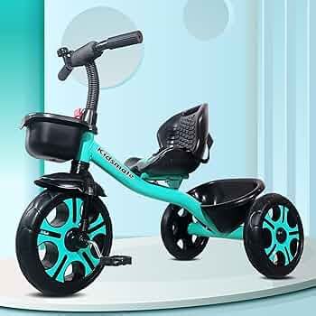 Kidsmate Ninja Plug N Play Durable Kids/Baby Tricycle, Safe & Secure ...